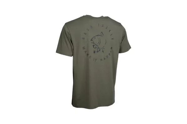 Nash Make It Happen T-Shirt Carp Logo Green póló 3XL Gyors szállítás
