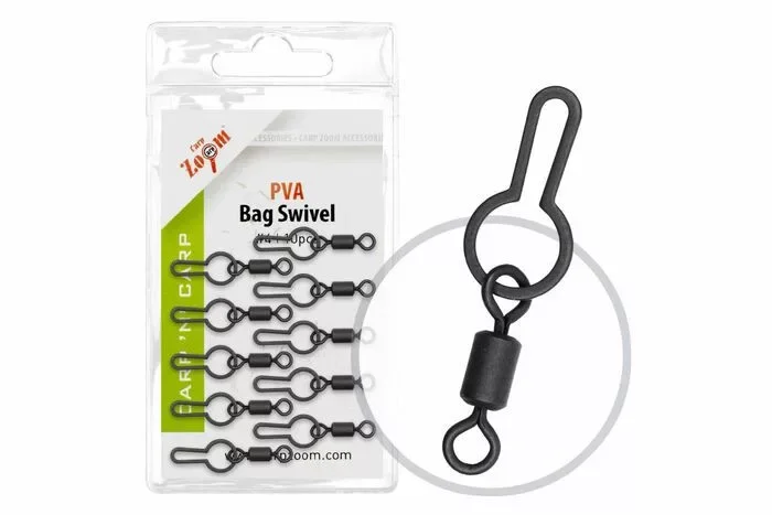 Biztonságos fizetés Carp Zoom Pva Bag Swivel forgókapocs Pva tasakhoz