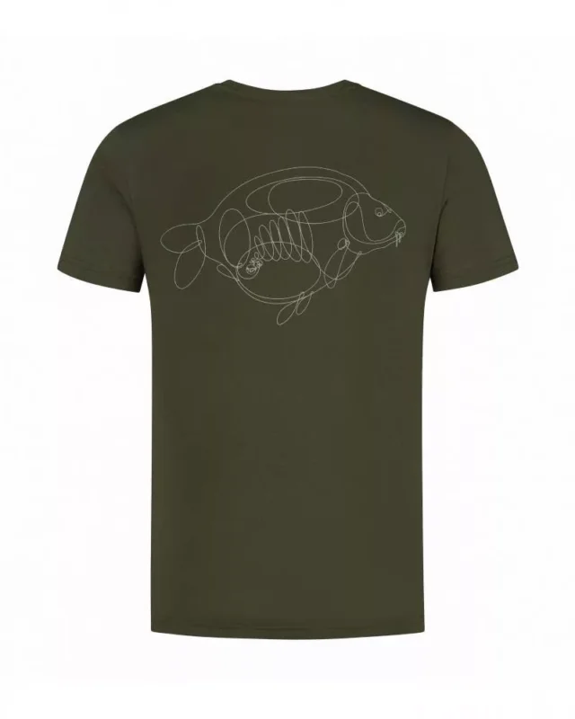 Legjobb ár Korda One Liner Tee Olive póló L