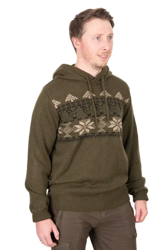 Korlátozott ajánlat Fox Xmas Hoodie kapucnis karácsonyi mintás pulóver L