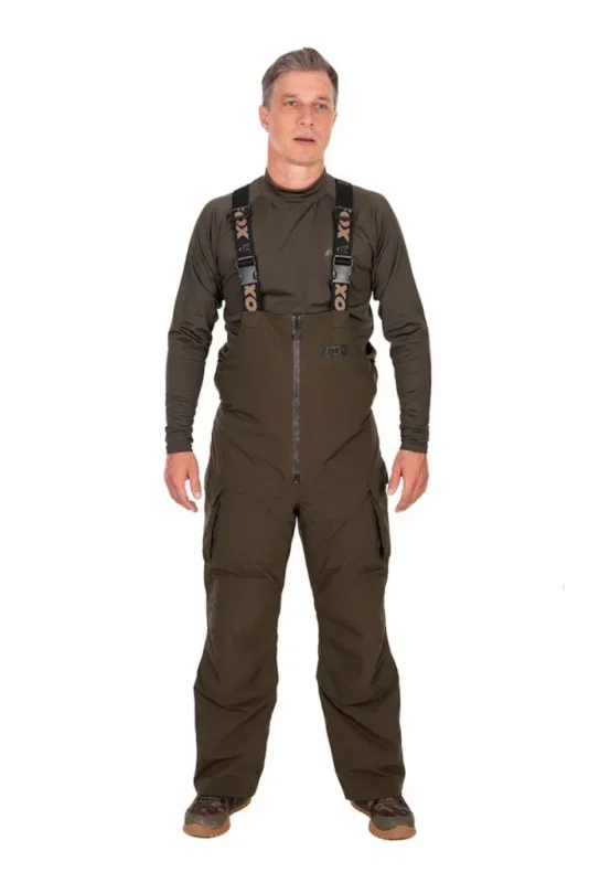 Fox Khaki Sherpa Tec Salopettes vízálló kantáros nadrág S Azonnal elérhető
