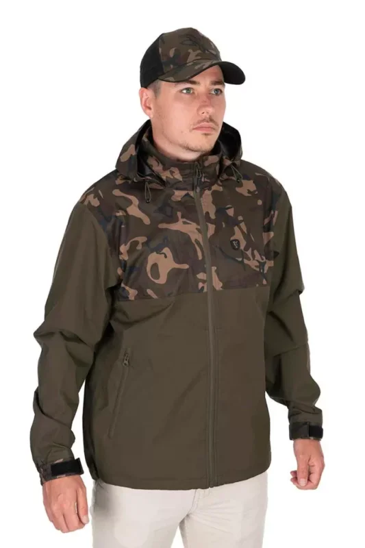 Szezonális akció Fox Camo/Khaki RS 10K Jacket vízálló kabát S