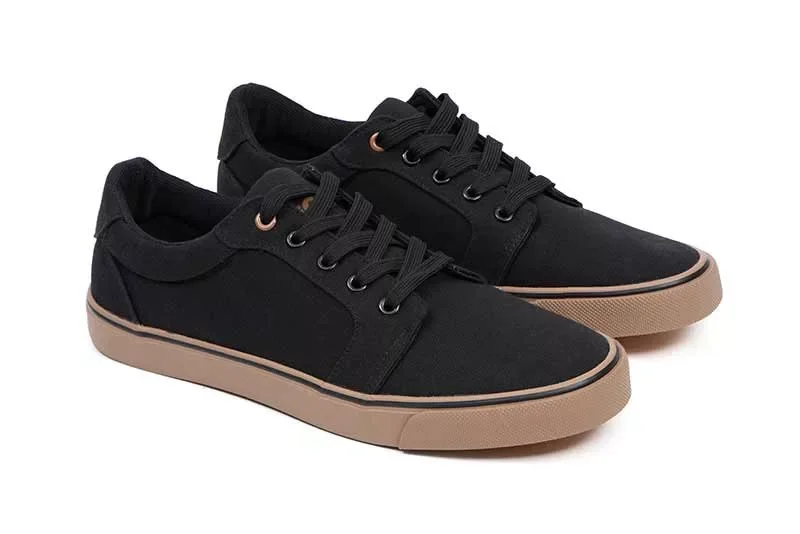 Fox Black Canvas Shoe cipő 7/41 Azonnali szállítás