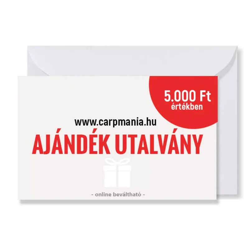 Kihagyhatatlan ajánlat Carpmania ajándék utalvány 5.000.- Ft