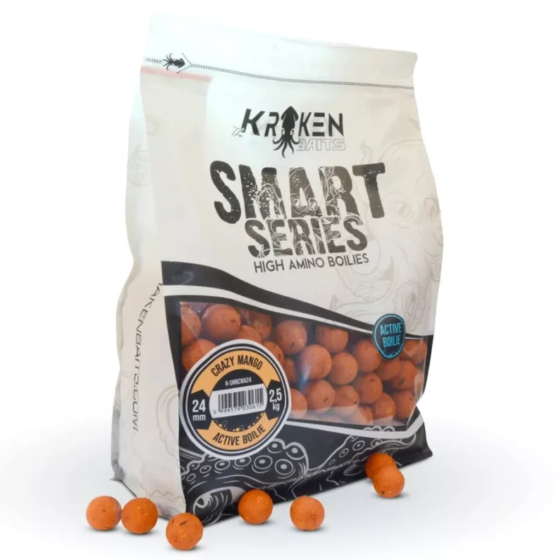 Kraken Baits Smart Series Crazy Mango ACTIVE bojli 2.5kg 20mm Különleges ajánlat