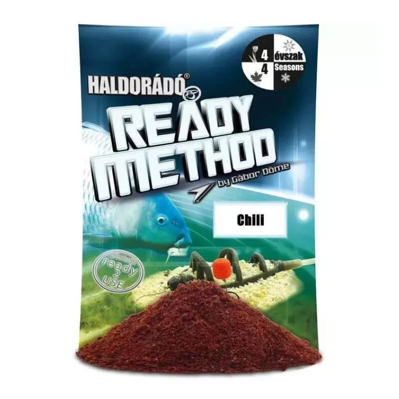 Kiárusítás Haldorádó Ready Method etetőanyag Chili