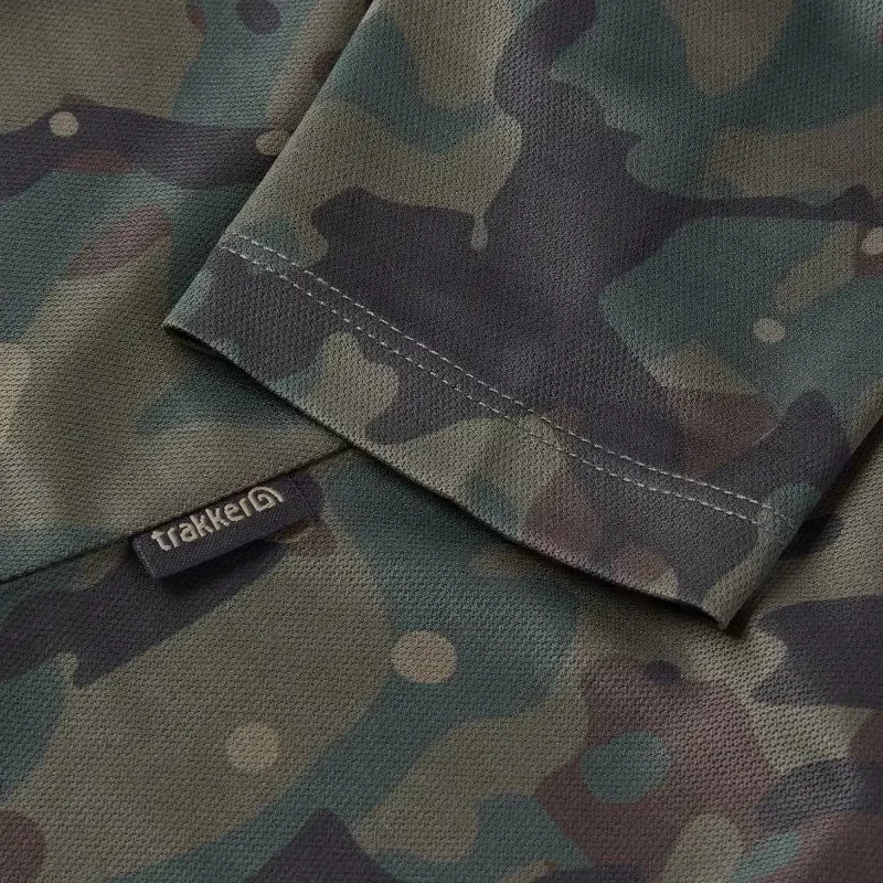 Végkiárusítás Trakker TechPro Camo UV Hooded Shirt UV álló technikai felső XL