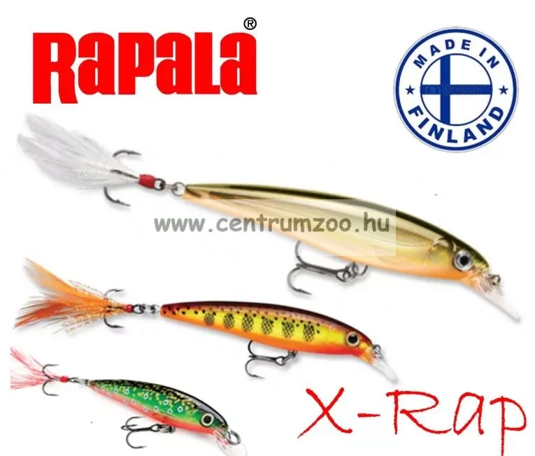 Rapala XR10 X-Rap 10cm 13g wobbler - Pel Színben Kedvezményes ár