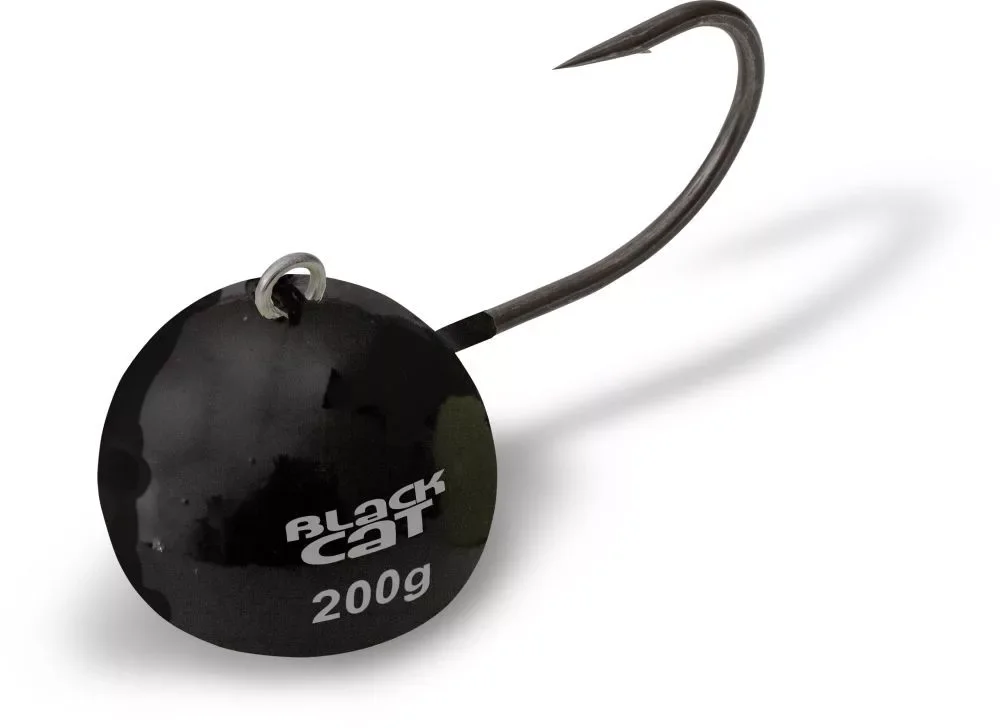 Biztonságos fizetés Black Cat Fire-Ball - 160g 6/0 Black - Jig horog és ólom (3119160)
