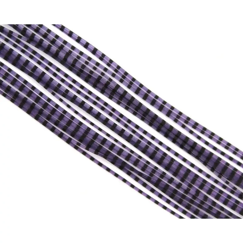 Népszerű Traun River Micro Barred Grizzly Legs 01 Black/Purple