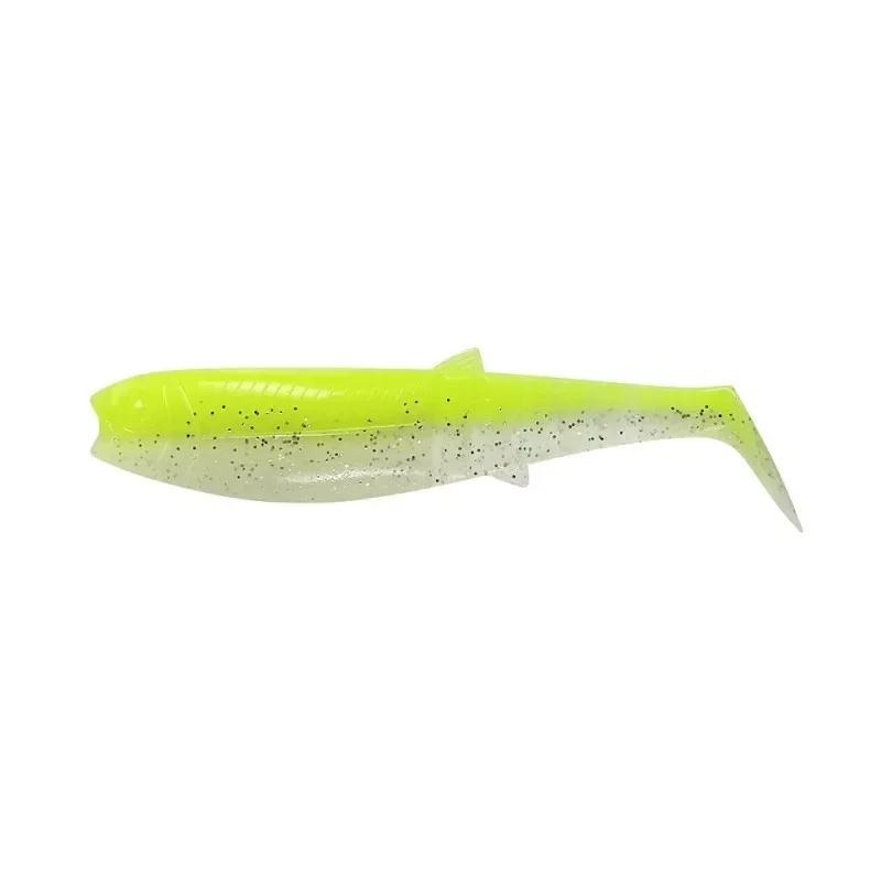 Savage Gear Cannibal Shad 12,5 cm 2023-as Fluo Yellow Glow Legnépszerűbb