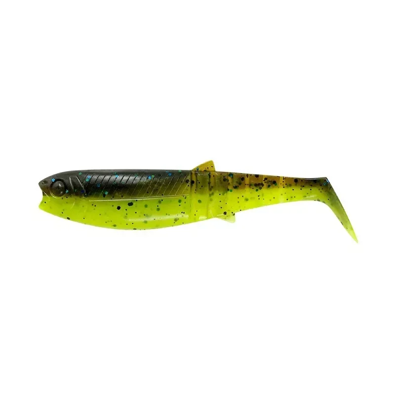 Utolsó esély Savage Gear Cannibal Shad 12,5 cm 4 darab/csomag Chartreuse Pumpkin