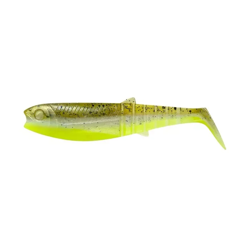 Bestseller Savage Gear Cannibal Shad 6,8 cm 5 darab/csomag Green Pearl Yellow