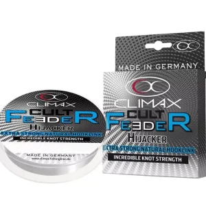 Akciós ár CLIMAX CULT FEEDER HIJACKER NATURAL HOOKLINK 25m 0.23mm