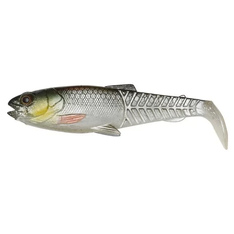 Gyors kiszállítás Savage Gear Craft Cannibal Paddletail 8,5 cm Green Silver