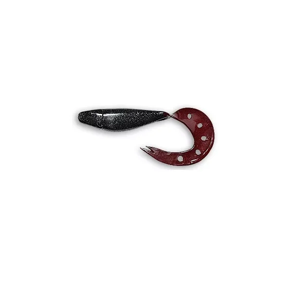 DelalanDe Sandra 9 cm (2/cs) - Black Glitter Red Tail 82 Black Glitter Red Tail Ne maradj le