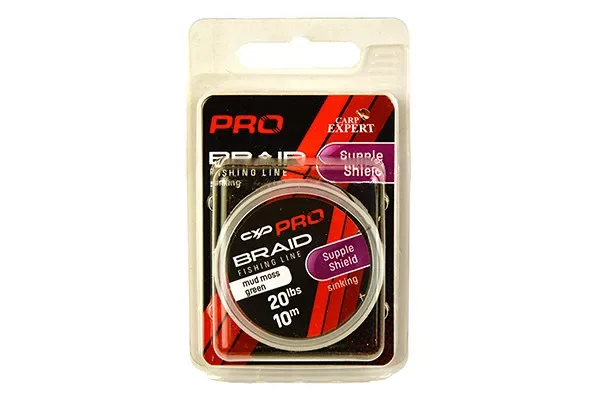 Kedvezmény CARP EXPERT PRO SUPPLE SHIELD FONOTT BEVONATOS SÜLLYEDŐ ELŐKEZSINÓR 30LBS MOSS GREEN 10M