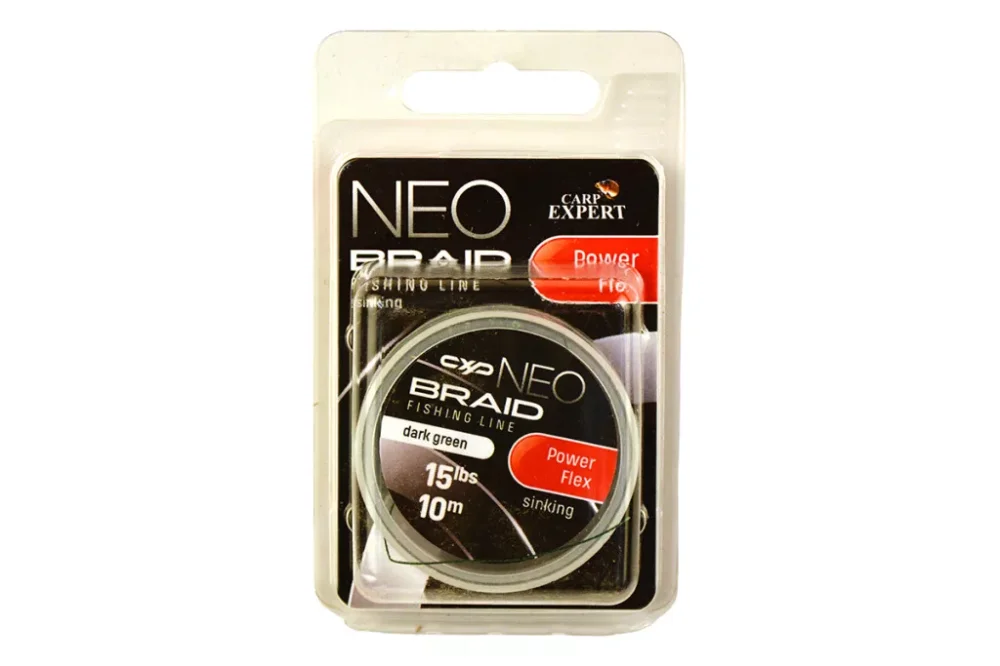 Bestseller CARP EXPERT NEO POWERFLEX KOPÁSÁLLÓ FONOTT SÜLLYEDŐ ELŐKEZSINÓR 15LBS DARK GREEN 10M