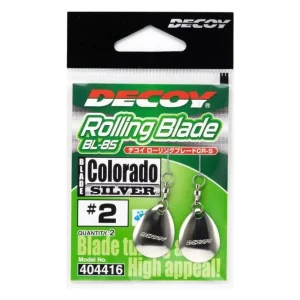 Árcsökkenés SPINNER BLADE FORGÓVAL DECOY BL-8S COLORADO SILVER 2