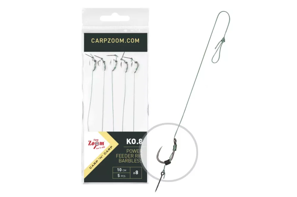 FC Power Feeder KO.8 method előke fonott, szakál nélküli, 10 cm, 8; 10 mm; o0,18 mm, 5 db Vedd meg most