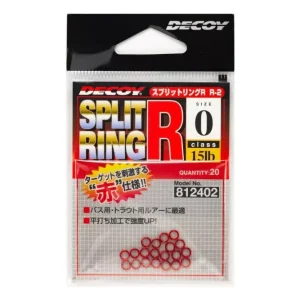 Akció KULCSKARIKA SPLIT RING DECOY R-2 LIGHT CLASS RED 0 15lbs
