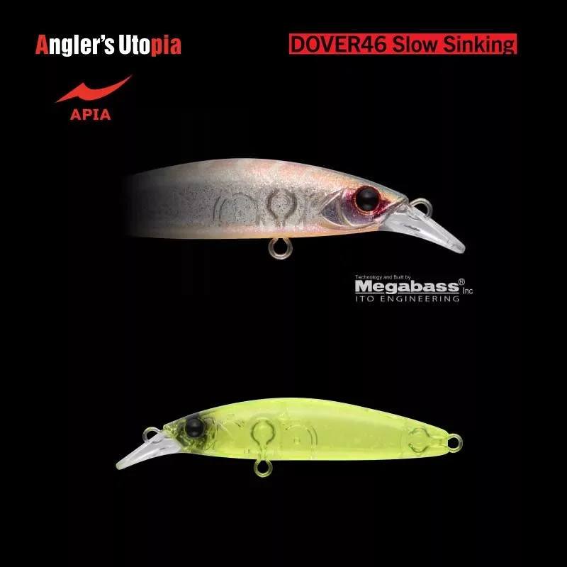 APIA DOVER 46 SLOW SINKING 46mm 2.3gr 04 Clear Chart Glitter Végkiárusítás