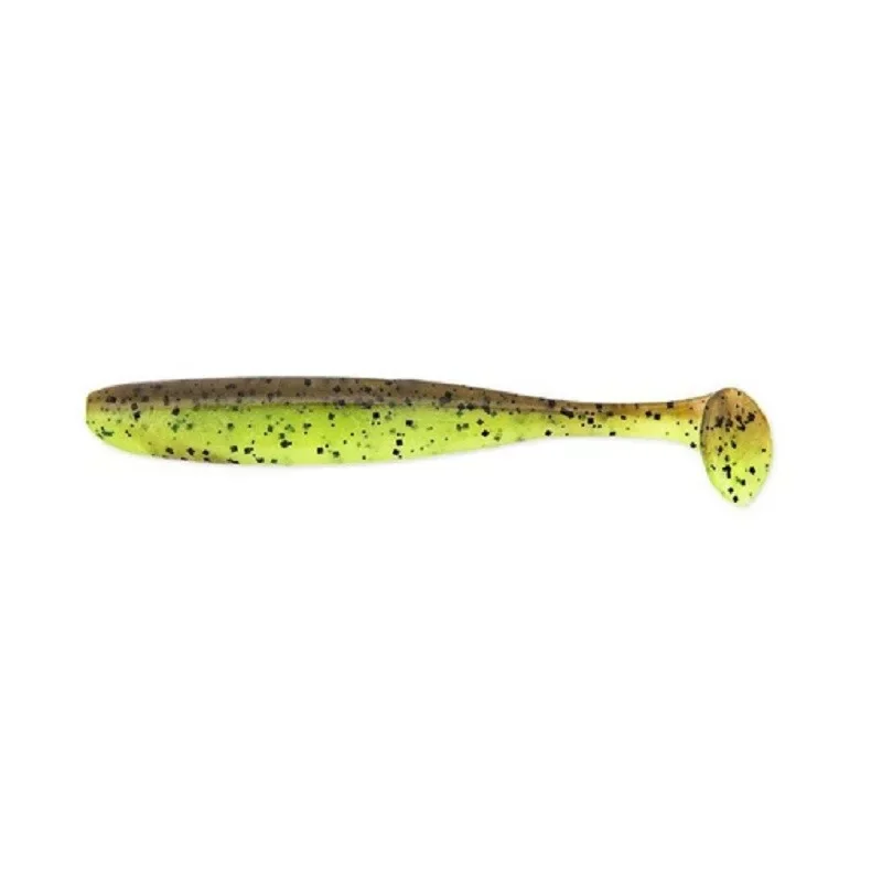 Keitech Easy Shiner 2" - 50mm Green Pumpkin/Chartreuse Prémium