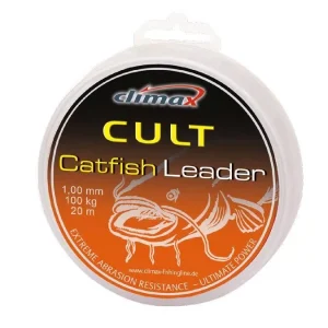 Végkiárusítás CLIMAX CULT CATFISH HAVY BRAID LEADER 20m 1.00mm 100kg Grey