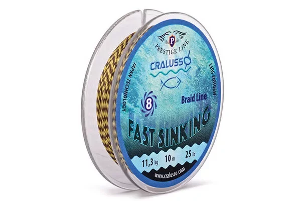 CRALUSSO FAST SINKING FONOTT ELŐKE ZSINÓR 18 LBS 10 M Ajánlat