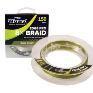 Árcsökkenés WIZARD EDGE PRO0.10MM OLIVE GREEN 8X BRAID 150M 9,25KG