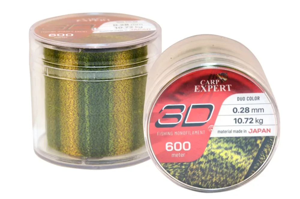 CARP EXPERT 3D 600M/SPOOL CAMOUFLAGE 0.35MM 15,11KG Utolsó esély
