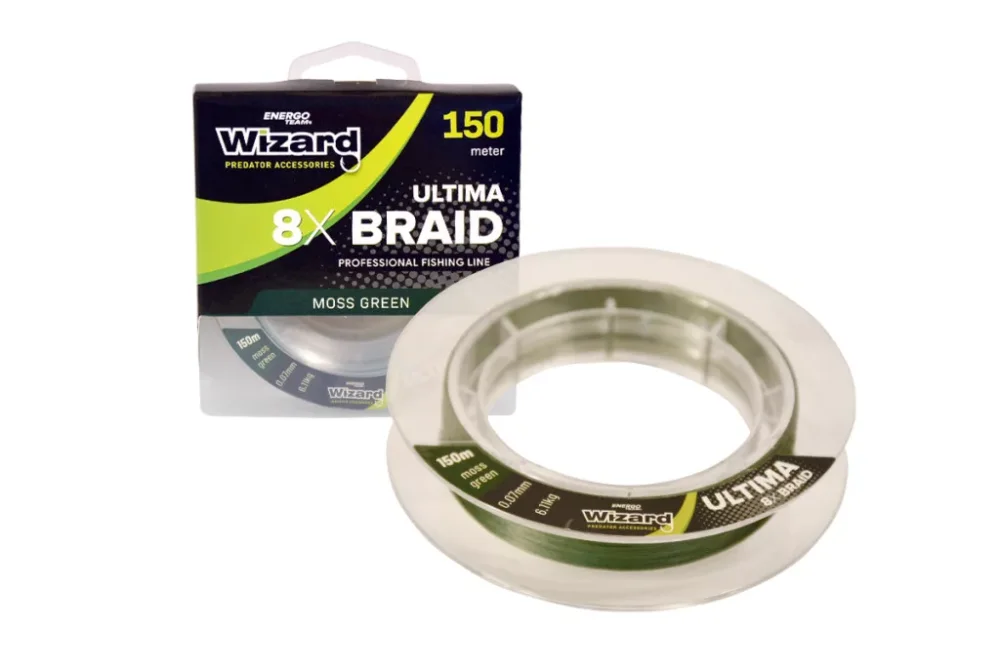 WIZARD ULTIMA 8X 0.16MM MOSS GREEN BRAID 150M 11,36KG Kedvezmény