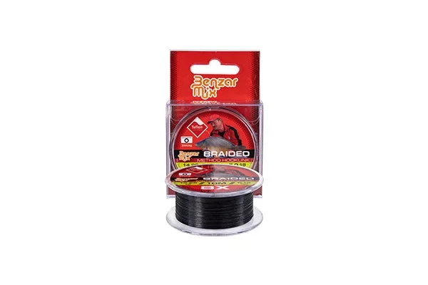 Kiárusítás BENZAR BRAIDED METHOD HOOKLINK 0,06 10M 4,21KG BLACK