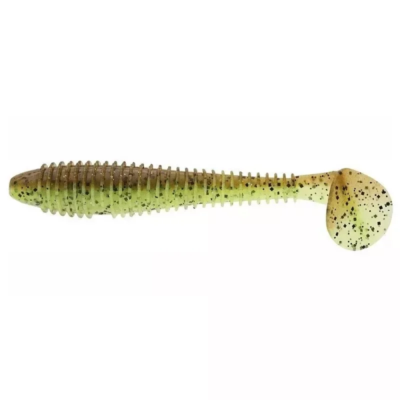 Csak ma Keitech Swing Impact Fat 4,3" - 109mm Green Pumpkin/Chartreuse