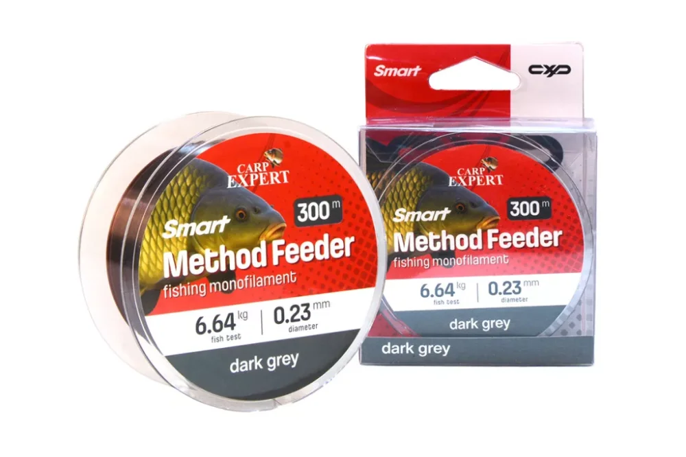 Végkiárusítás CARP EXPERT SMART METHOD FEEDER 0,23MM 300M DARK GREY 6,64KG