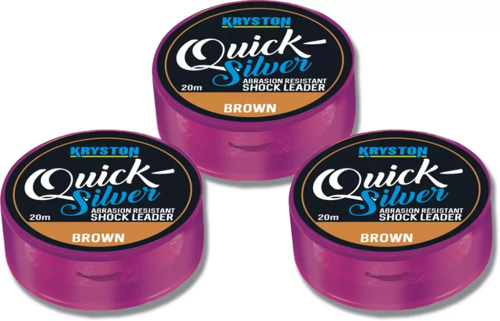 Kriston Quicksilver Shock Leader 35lbs 20m Brown Biztonságos vásárlás