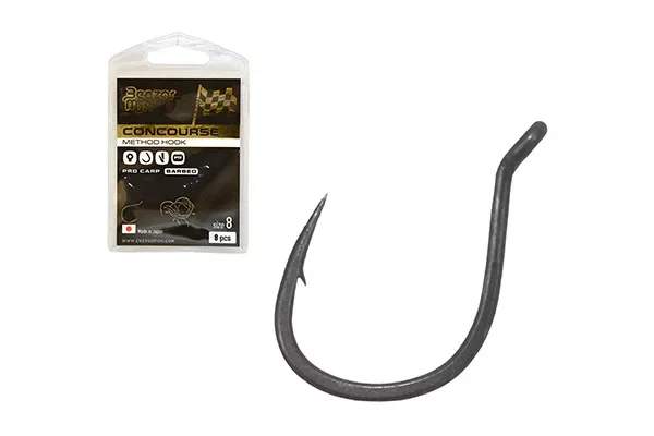 BENZÁR CONCOURSE METHOD PRO CARP HOOK 16 BARBLESS Nézd meg most