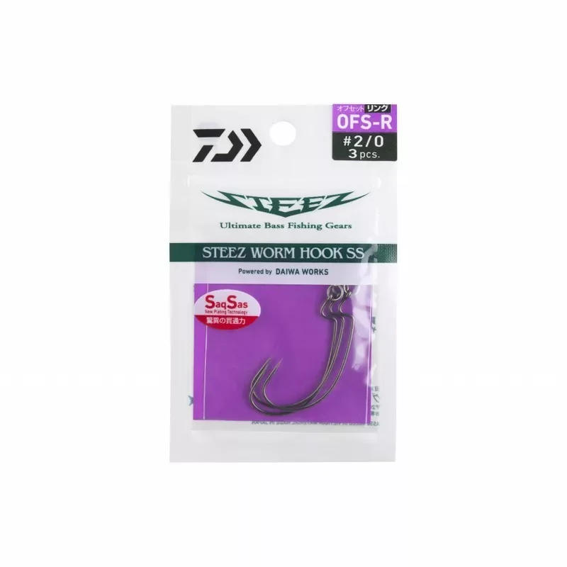 DAIWA STEEZ WORM HOOK SS OFS-RING 1 0.1gr Kedvezményes ár