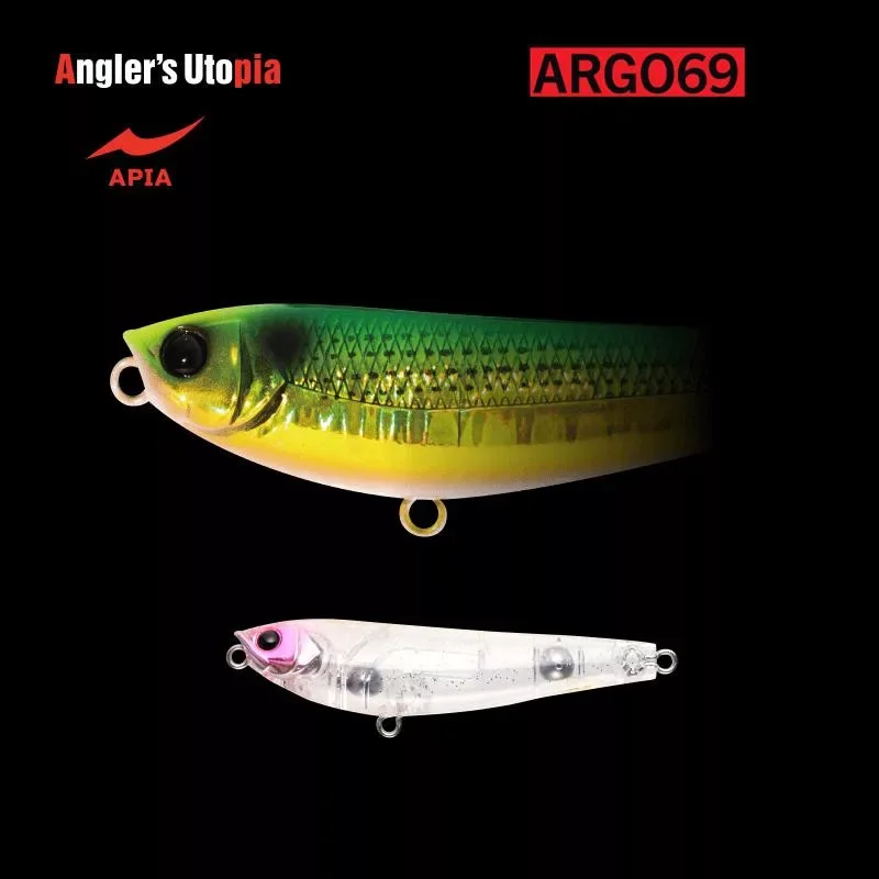 APIA ARGO 69 8.5gr 69mm 10 Peach Clear Glitter Szuper akció