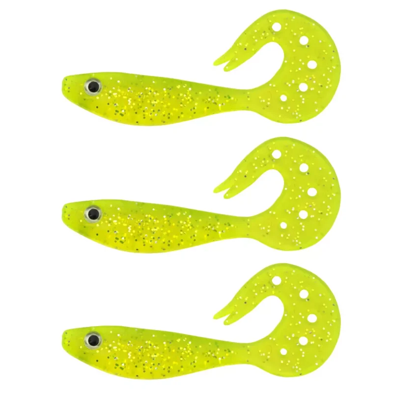 Legnépszerűbb Twister Shad Nevis 3db/cs (Flash Chartreuse)