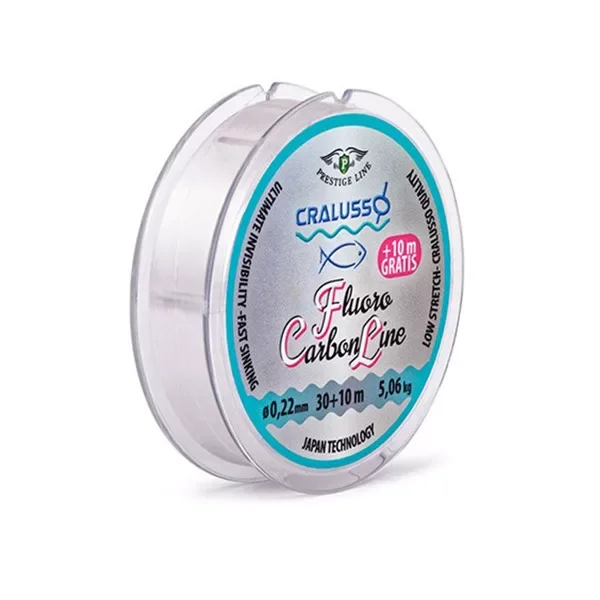 Szuper ajánlat CRALUSSO ZSINÓR FLUORO CARBON 0,50 MM (30+10 M)