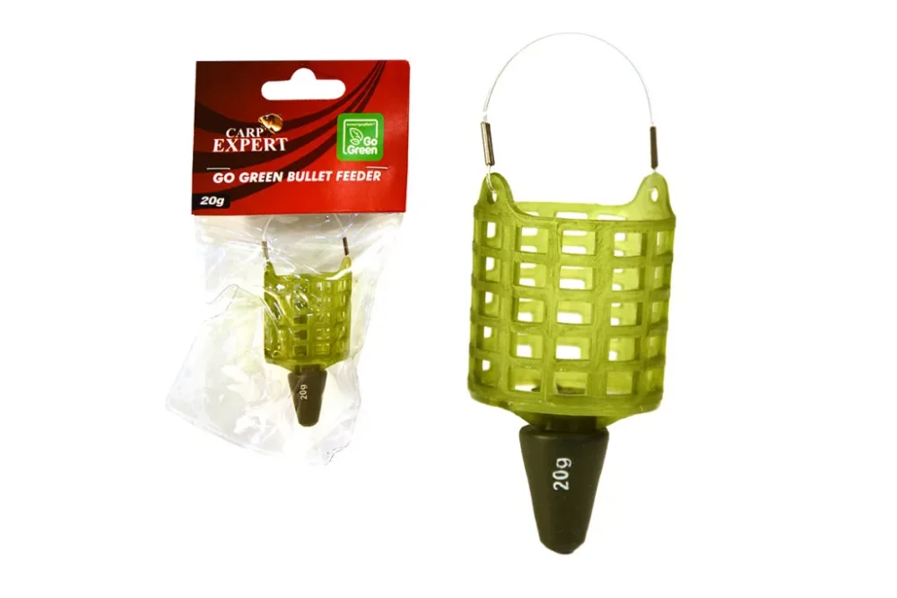 Népszerű CARP EXPERT GO GREEN BULLET FEEDER KOSÁR 50G