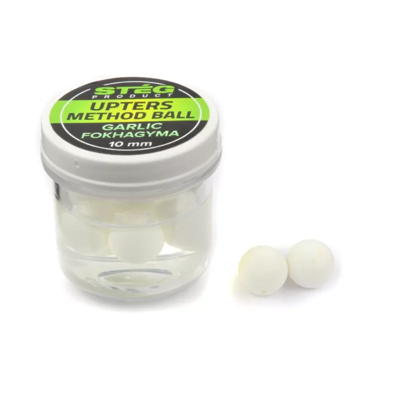 Árcsökkenés Stég Upters Method Ball 10mm 8db Garlic