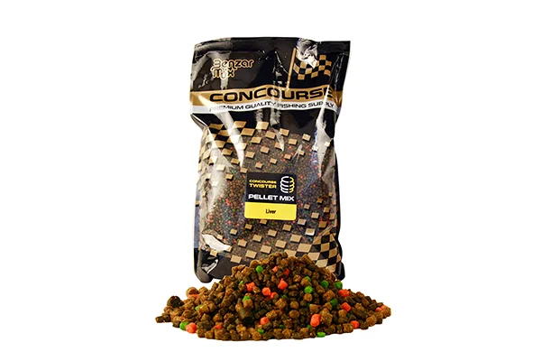 Kedvezmény BENZÁR CONCOURSE TWISTER PELLET MIX LIVER 800 GR