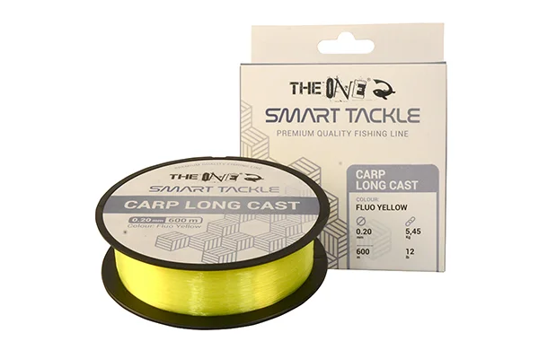Vedd meg most THE ONE CARP LONG CAST FLUO YELLOW 600M 0.20MM 5,45KG 12LB