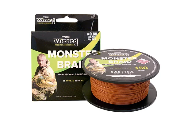 ZSINÓR WIZARD 12X MONSTER BRAID 2X150M 0,58 130LBS Vásárlói kedvenc