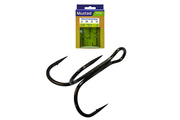 Vedd meg online MUSTAD NP ROUND BEND TREBLE HOOK 2/0 5DB/CSOMAG