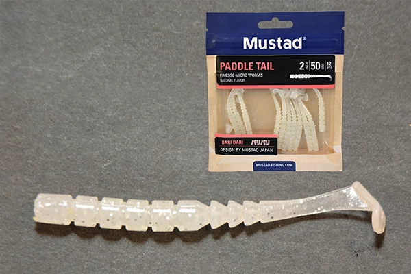 Ne maradj le MUSTAD AJI PADDLE TAIL 2 WHITE LUMINOUS 12DB/CSOMAG