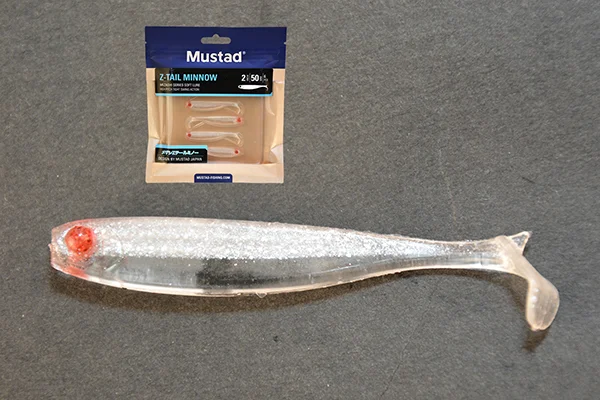Újdonság MUSTADMEZASHI Z-TAIL MINNOW 2"SHIRASU 6DB/CSOMAG