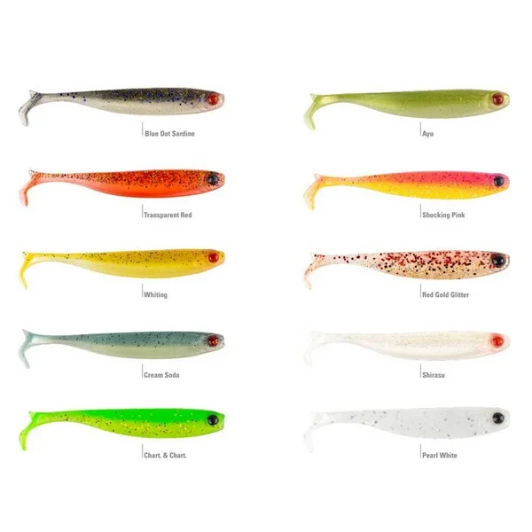 Kihagyhatatlan ajánlat MUSTAD MEZASHI Z-TAIL MINNOW 3.5"PEARL WHITE 6DB/CSOMAG